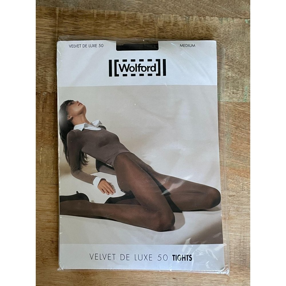 Wolford Velvet De Luxe 50 Tights Medium Mocha